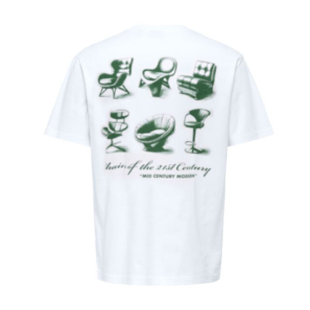 Only & Sons Onsfred life rlx ss print tee noos 22038836 large