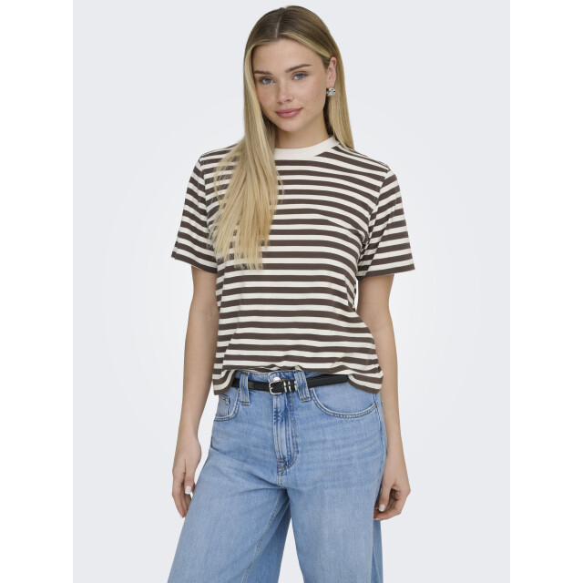 Only Onllivina s/s stripe tee jrs 15272227 large