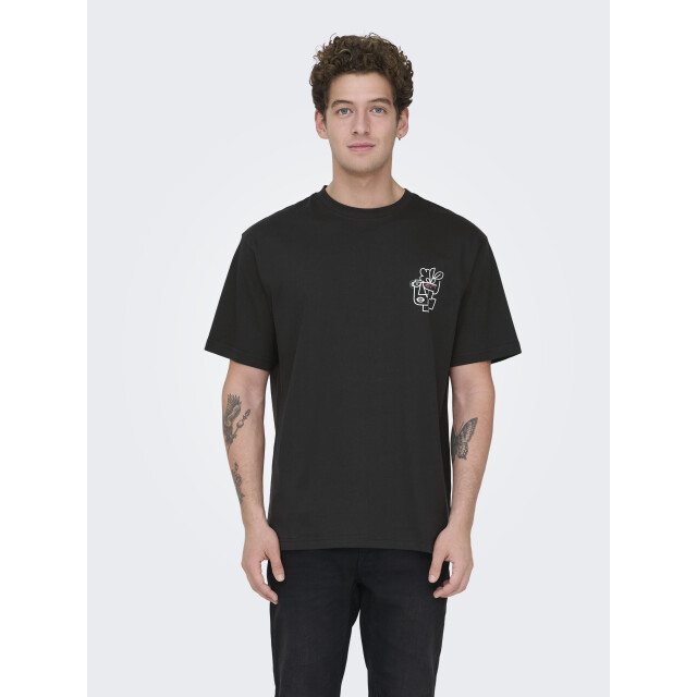 Only & Sons Onsfred life rlx ss print tee noos 22038836 large