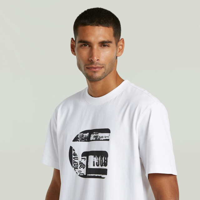 G-Star essential t-shirt d29113-d709 110 white 05011.112.0091 large