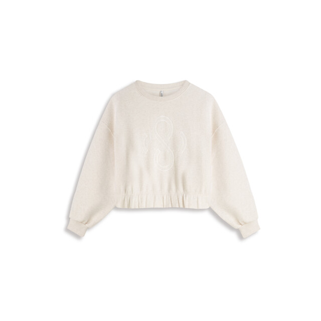 Summum jersey boxy soft sweat 3s5294-30413 123 ivory melang 06712.198.0267 large