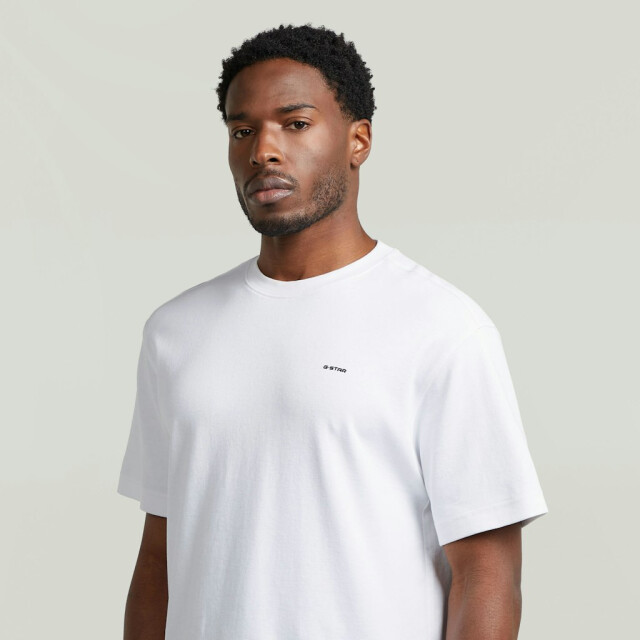 G-Star true regular structured t-shirt d28609-c812 110 white 05011.112.0092 large