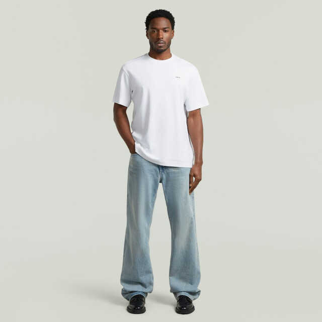 G-Star true regular structured t-shirt d28609-c812 110 white 05011.112.0092 large