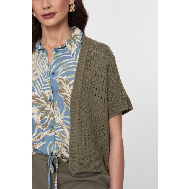 Geisha vest bat sleeve 64079-70 560 olive 06741.368.0030 large