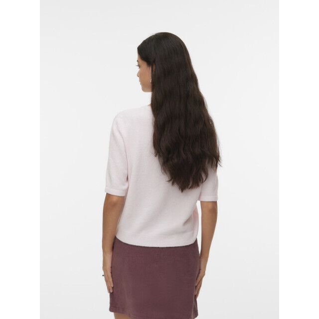 Vero Moda vmdoffy 2/4 o-neck button cardigan 10345011 pink-a-boo 06741.615.0030 large
