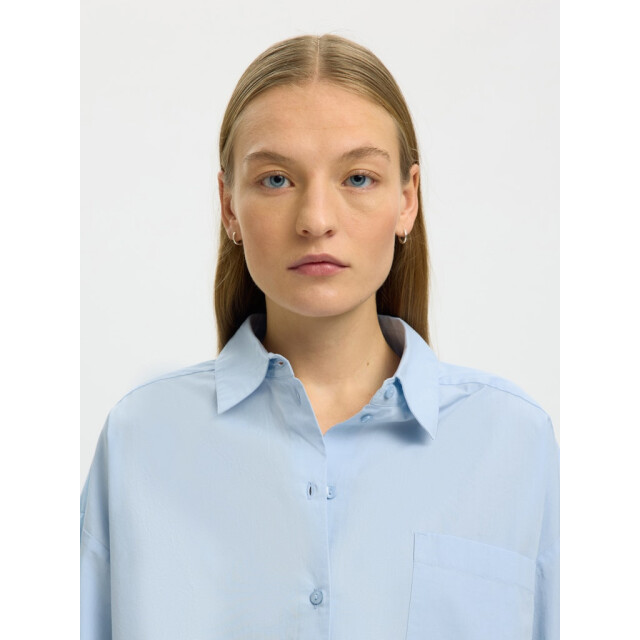 Selected Femme slwastha ls cropped boxy shirt noos 16097269 cashmere 06615.211.0247 large