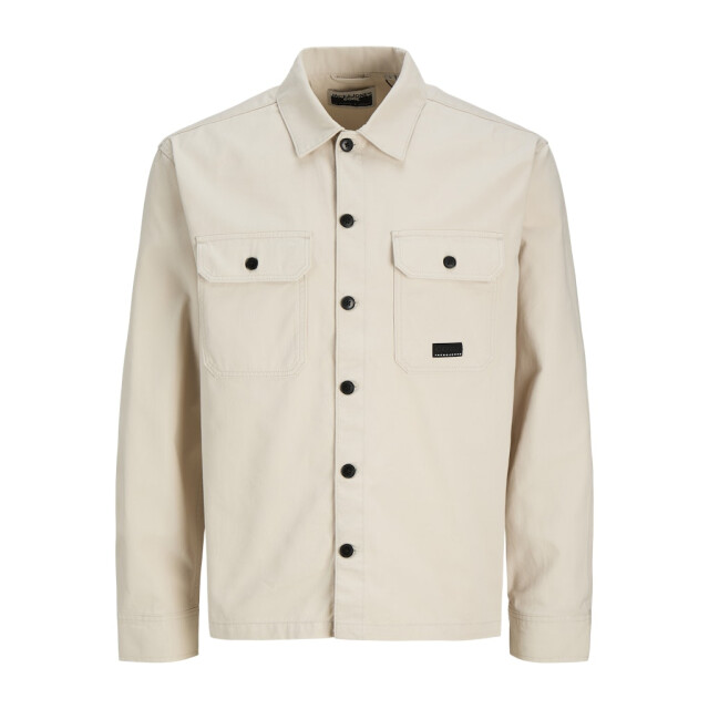 Jack & Jones jcoben classic fusion badge overshi 12293685 moonbeam 05633.180.0007 large