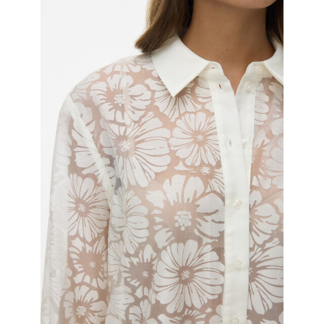 Vero Moda vmkova ls shirt wvn 10340599 cloud dancer 06615.198.0140 large