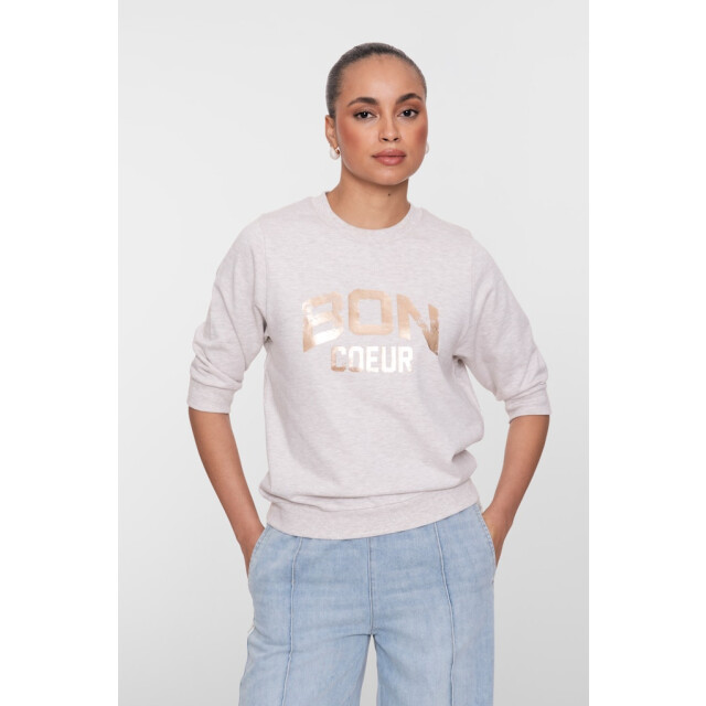 Geisha sweater foil 62071-24 715 beige melange 06721.198.0075 large