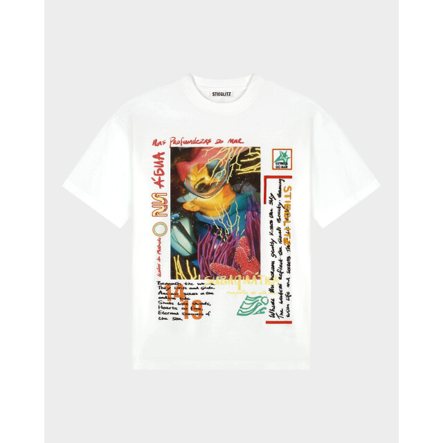 Stieglitz erika oversized t-shirt s2602051 white 06011.100.0309 large