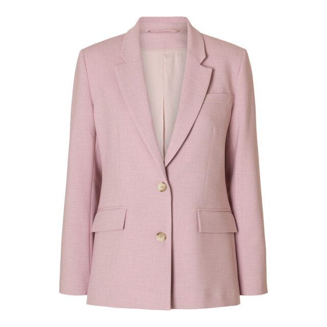 Selected Femme slwrita ls classic blazer mel noos 16094203 bleached mauve 06228.625.0001 large