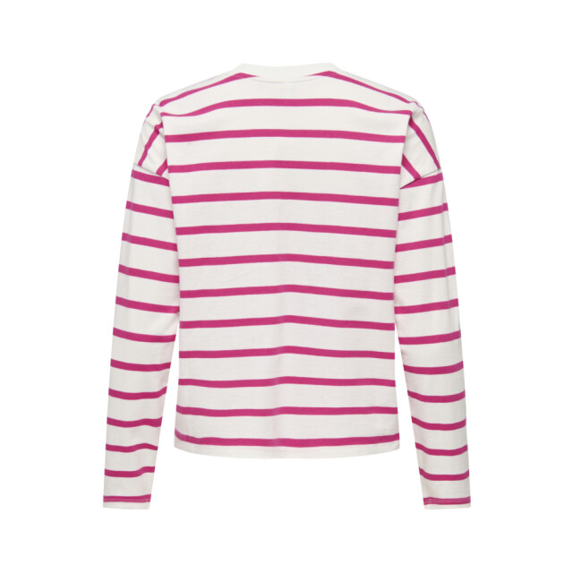 Only onlsoph l/s stripe top jrs 15310399 pink yarrow 06012.198.0033 large