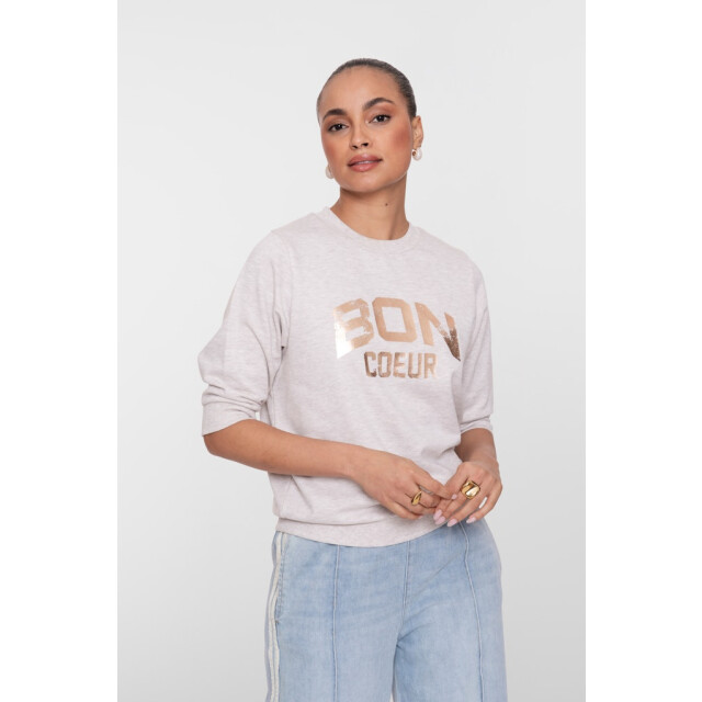 Geisha sweater foil 62071-24 715 beige melange 06721.198.0075 large