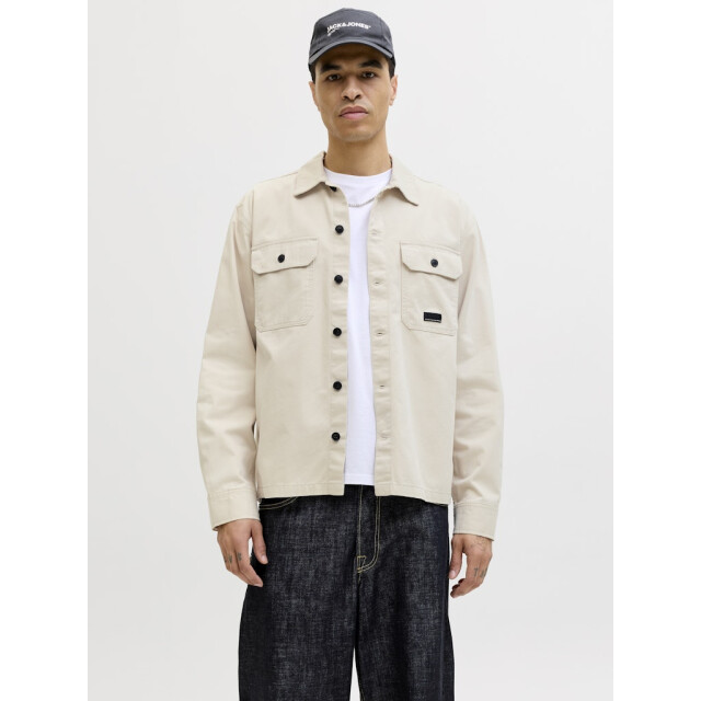 Jack & Jones jcoben classic fusion badge overshi 12293685 moonbeam 05633.180.0007 large