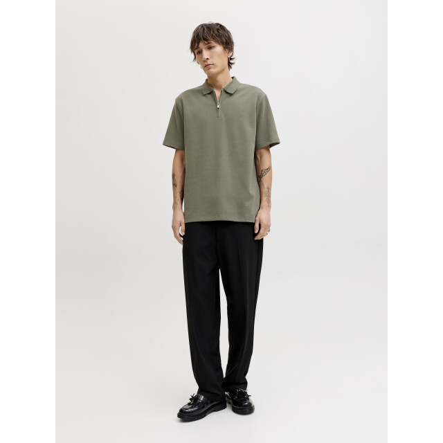 Jack & Jones jprblaethan ss zip polo sn 12292992 smokey olive 05311.368.0081 large