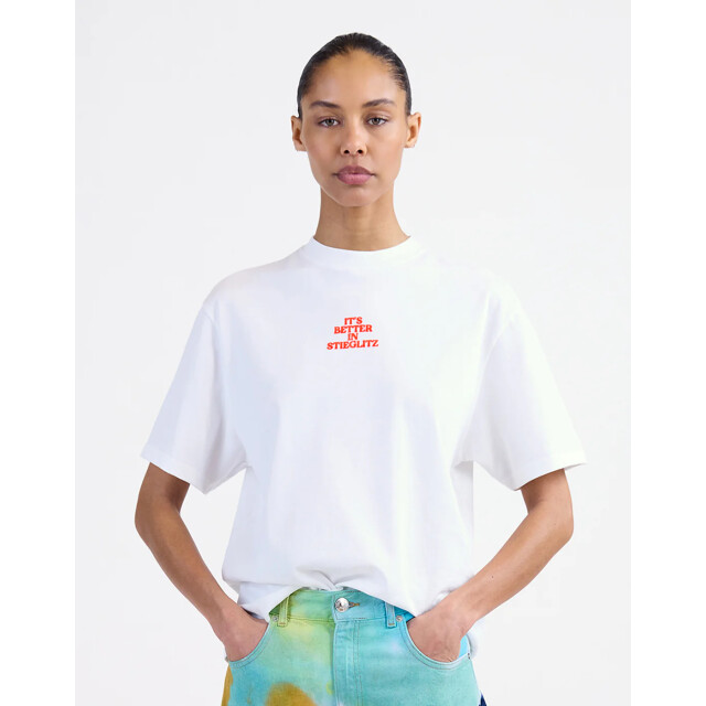 Stieglitz branca regular t-shirt s2602057-005 white 06011.100.0307 large