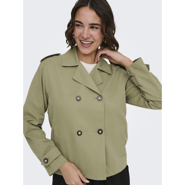 Only onlhannah short life trenchcoat otw 15371053 aloe 06111.369.0064 large