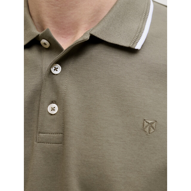 Jack & Jones jprblaethan detail ss polo sn 12292983 smokey olive 05311.368.0009 large