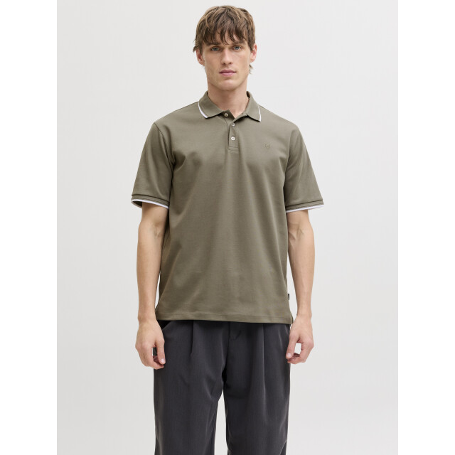 Jack & Jones jprblaethan detail ss polo sn 12292983 smokey olive 05311.368.0009 large