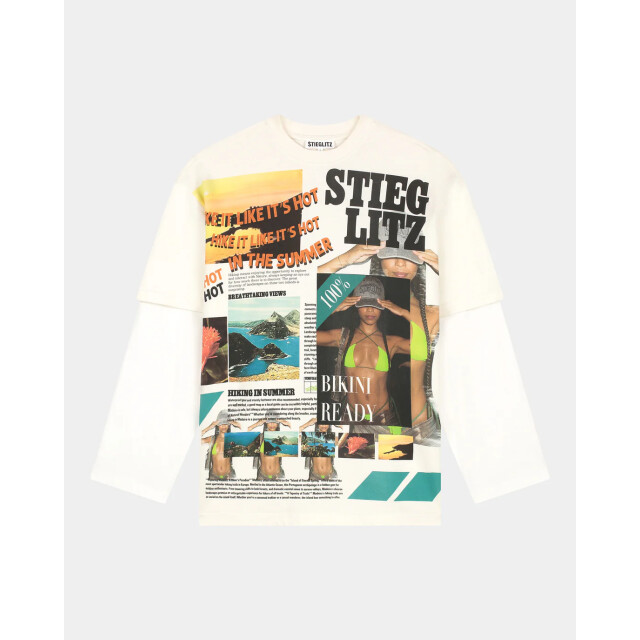 Stieglitz dennis skate double longsleeve s2602077 off white 06012.180.0012 large