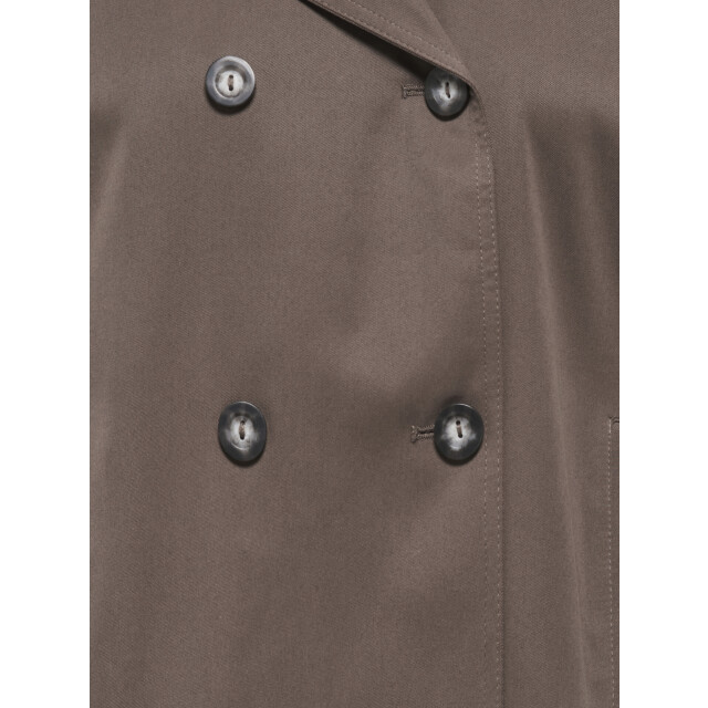 Only onlhannah short life trenchcoat otw 15371053 chocolate martini 06111.880.0042 large