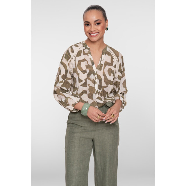 Geisha top 63241-20 718 /olive 06615.180.0031 large