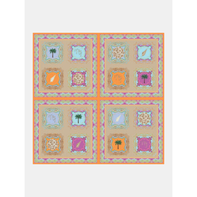 Mucho Gusto ® blouse termoli palm mosaic MUCHO GUSTO® Blouse Termoli Palm Mosaic large