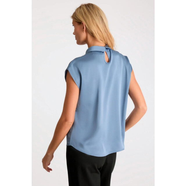 Neo Noir fleur drapy satin blouse 160990 142 dusty 06615.211.0255 large