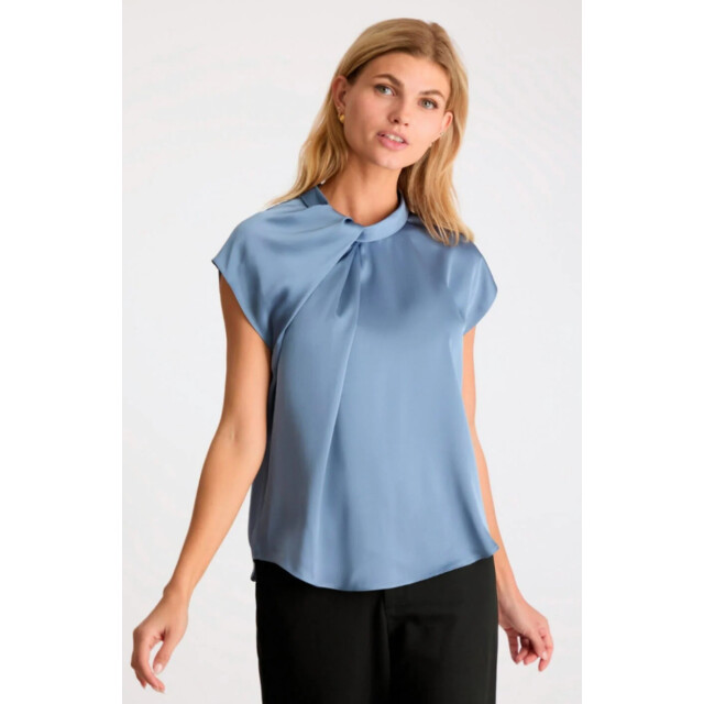 Neo Noir fleur drapy satin blouse 160990 142 dusty 06615.211.0255 large