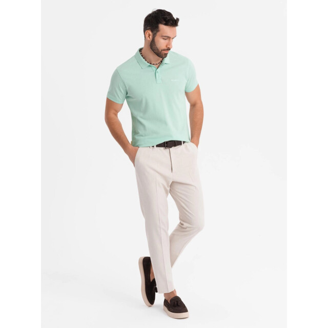 Ombre Italian style ravello heren poloshirt mint style-italie OM-0103-3-1 large