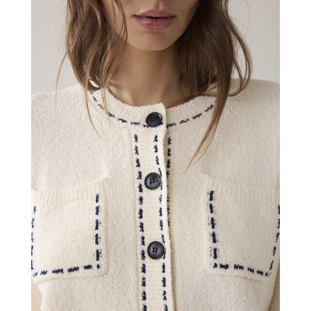 Summum 7s7995-70072 122 cardigan frisee knit ivory 7s7995-70072 122 large