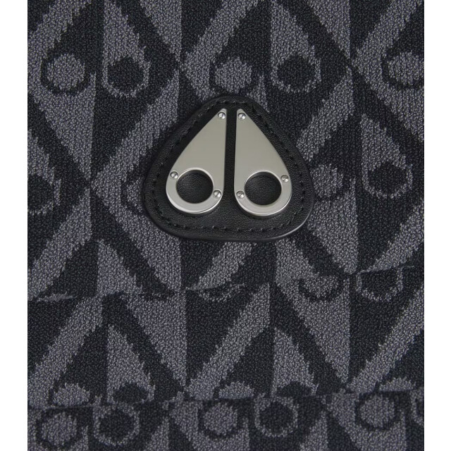 Moose Knuckles Apex knit polo mono grey 161503362 large