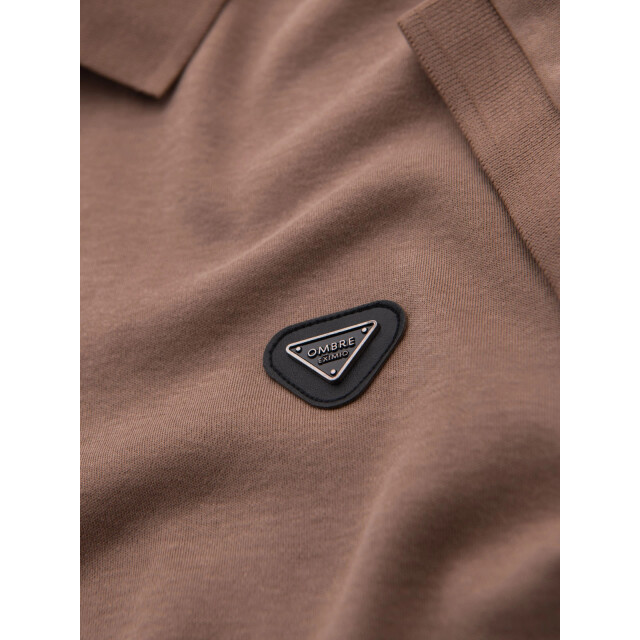 Ombre Eimio heren poloshirt - met ritsje OM-0148 large