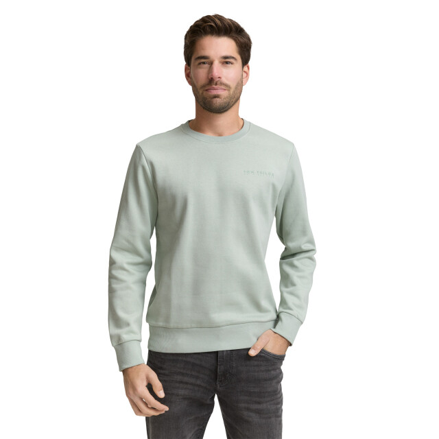 Tom Tailor Printed crew neck sweater 1048603 large