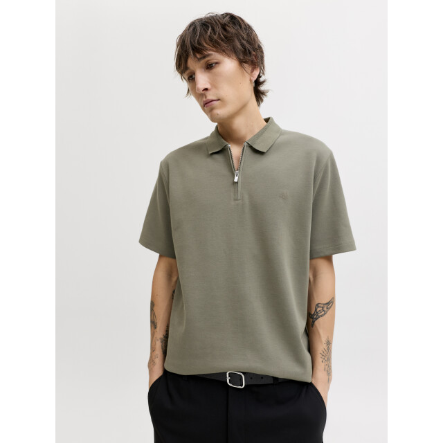 Jack & Jones Jprblaethan ss zip polo sn 12292992 large