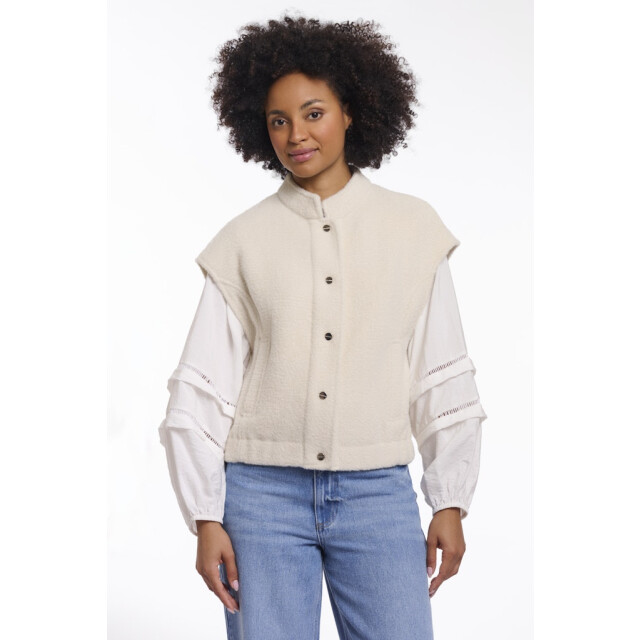 Rino & Pelle Boxy waistcoat off-white 4259.02.0025 large