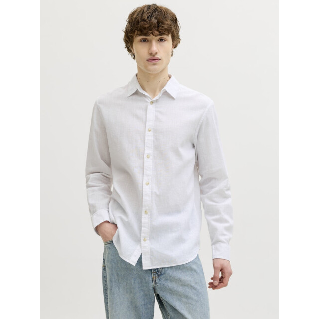 Jack & Jones Jjesummer linen blend shirt ls sn dessin 5309.09.0004 large
