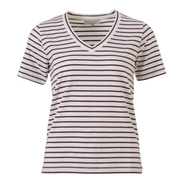 Enjoy T-shirt 431400 bruin 431400 - Bruin large
