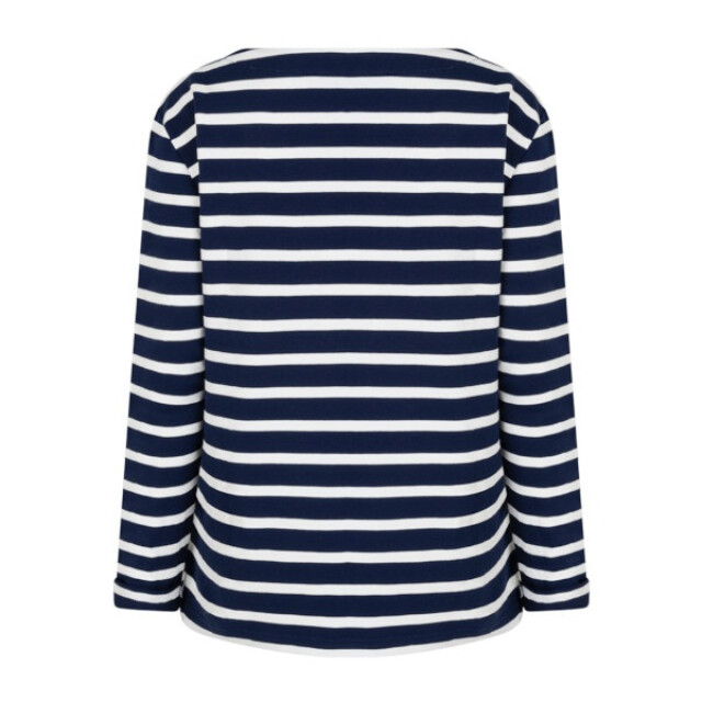 Red Button Sweater srb4755 terry stripe darkblue SRB4755 Terry stripe - Darkblue large