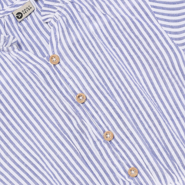 Daily 7 930381 dress stripe ruffle  930381  large