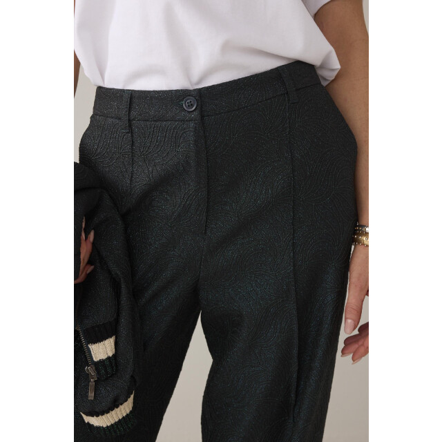 Summum 4s2896-12333 trousers straight glitter jacq 4061912062 large