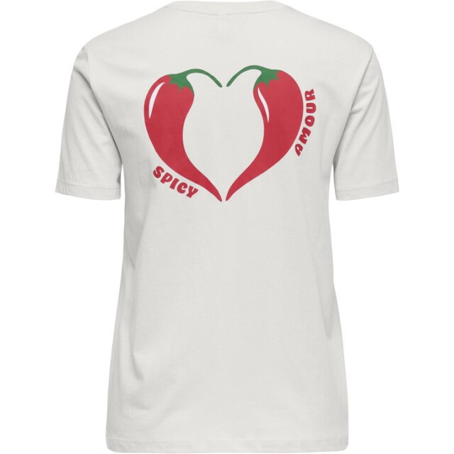 Only Onlwindy life ss tee cs pri jrs off-white 4339.02.0131 large