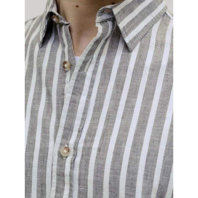 Jack & Jones Jjesummer linen blend shirt ls sn dessin 5309.88.0013 large