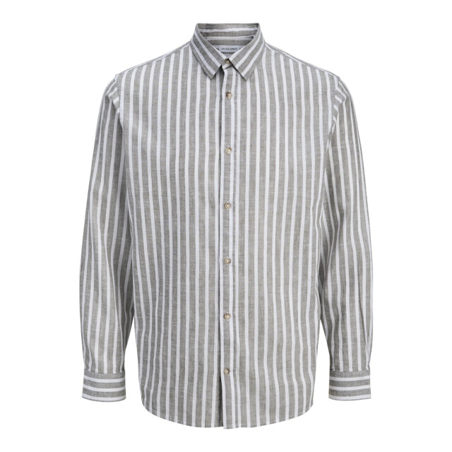 Jack & Jones Jjesummer linen blend shirt ls sn dessin 5309.88.0013 large