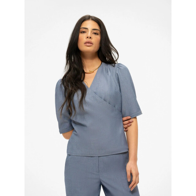 Nikkie Parisa blouse blue denim 4382.35.0006 large