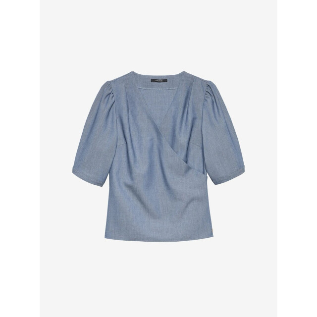 Nikkie Parisa blouse blue denim 4382.35.0006 large