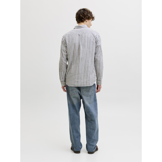 Jack & Jones Jjesummer linen blend shirt ls sn dessin 5309.88.0013 large