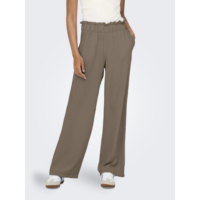 Jacqueline de Yong Jdydivya hw wide pants wvn taupe 4109.77.0012 large