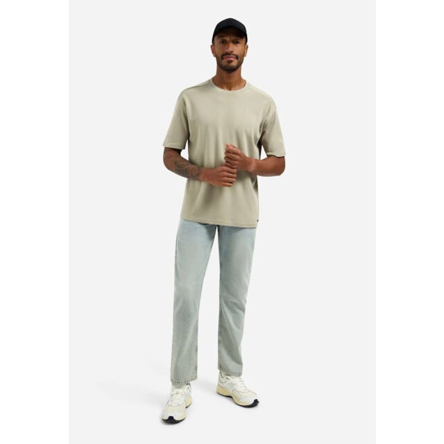 No Excess T-shirt crewneck solid heavy interl taupe 31340261SN-044 large