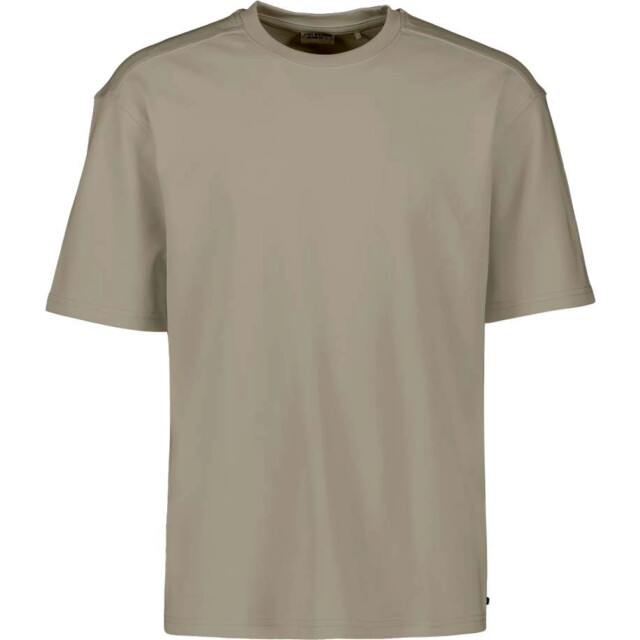 No Excess T-shirt crewneck solid heavy interl taupe 31340261SN-044 large